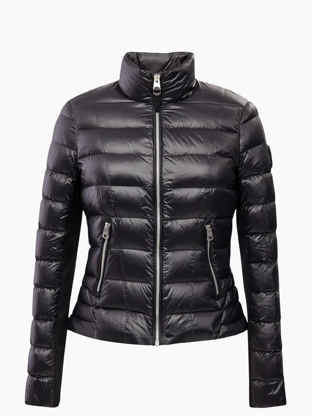 Mackage Reema Quilted Down puffer Jacket in black, size XS